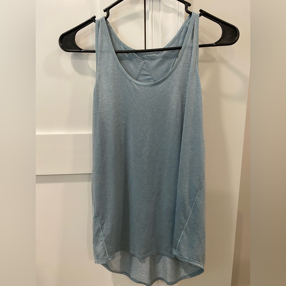 lululemon athletica Blue Tank Top